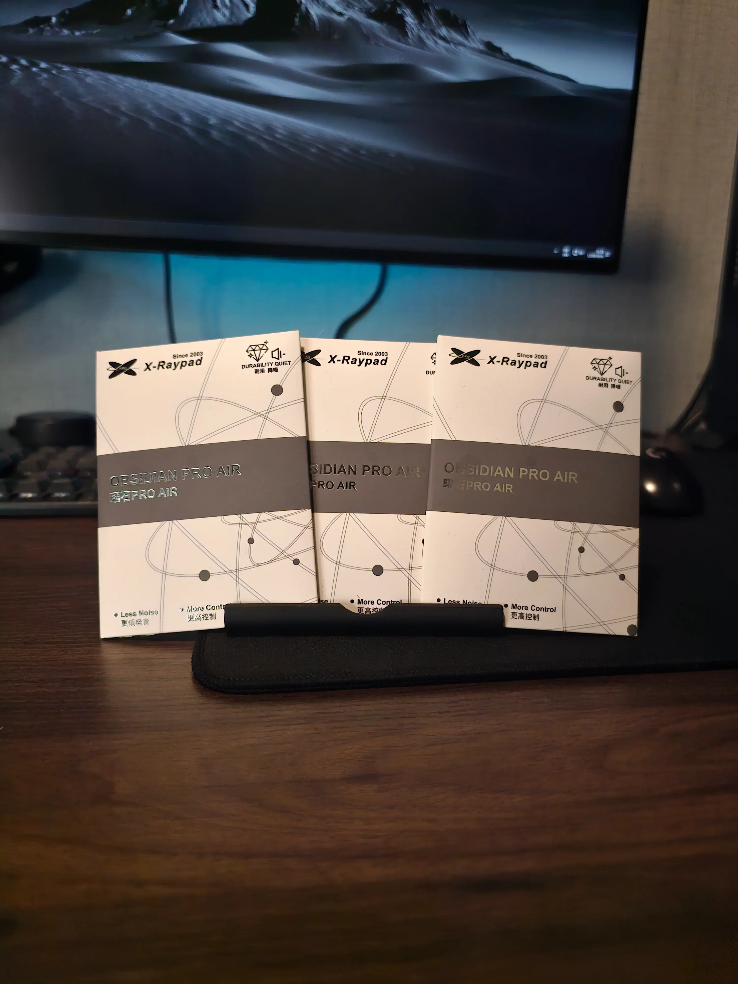 X-Raypad Obsidian Air Pro — Detalle de ingeniería en primer plano
